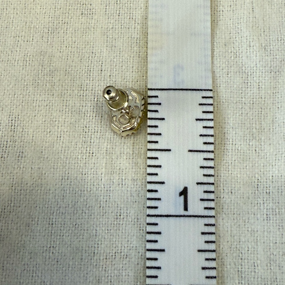 Kendra Scott Cade Stud Earrings – Black Opaque Glass & Gold - Picture 6 of 7